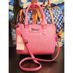 NWT - Juicy Couture Pink Lemonade Dazzle Satchel